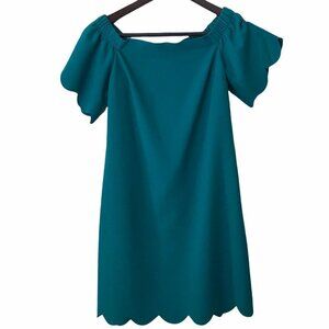 BANANA REPUBLIC - Scalloped Trim A Line Dress